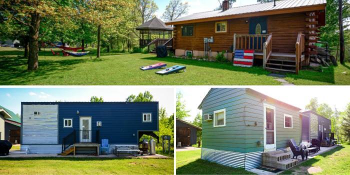 Cozy Cabin With Hottub At Cloverdale Cabins 힝클리 외부 사진